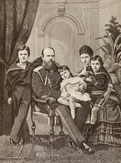 Alexander III of Russia and His Family, from 